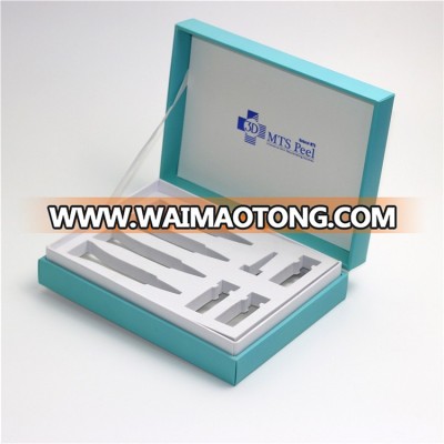 High-end Custom Cosmetics Rigid Paper Cardboard Packaging Box with EVA Foam Insert