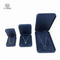 Velvet Custom Logo Jewelry Packing Display Charm Box